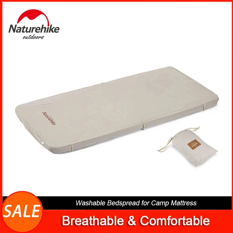 Naturehike Bedding Mattress Cover, Single Bed Double Bed fittings, Premium Mattress Protector, Sleeping Gear, Camping Essentials