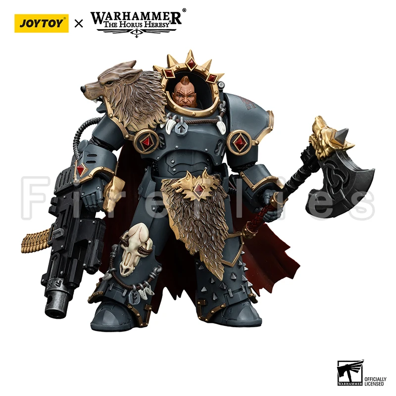 

1/18 Фигурка JOYTOY Horus Heresy Space Wolves Hvarl Red-Blade Аниме Модель игрушки