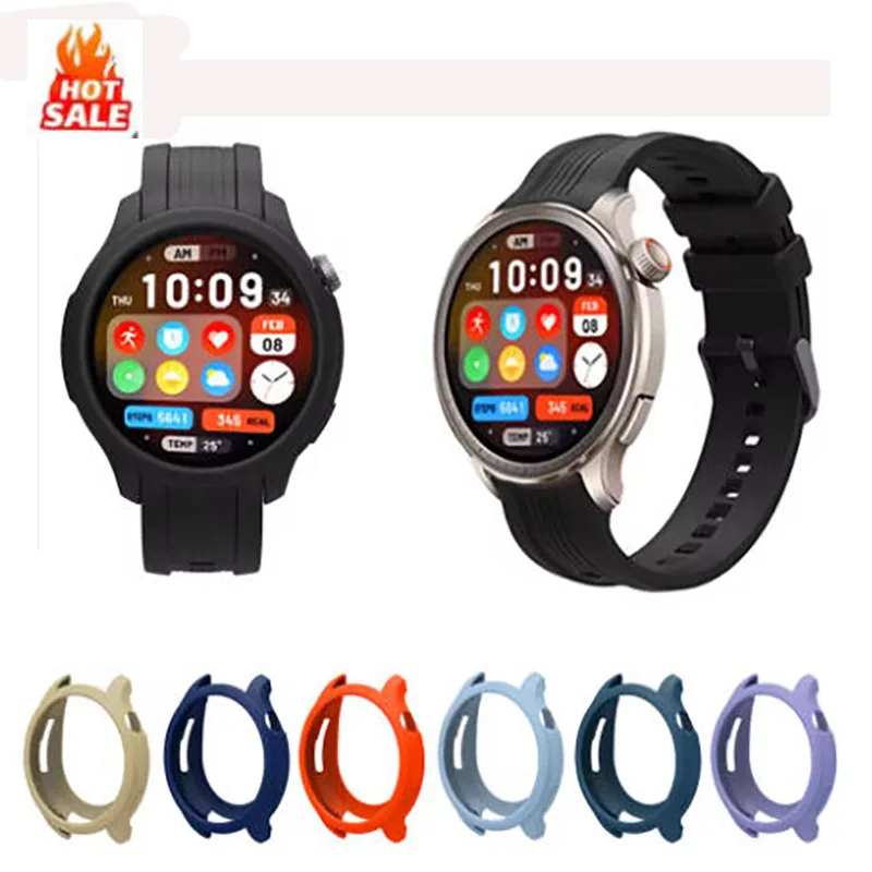 

Watch Case For Amazfit Balance Hollow Silicone Protection Shell Smart Watch Anti-fall Anti-scratch Replacement Protection Cover