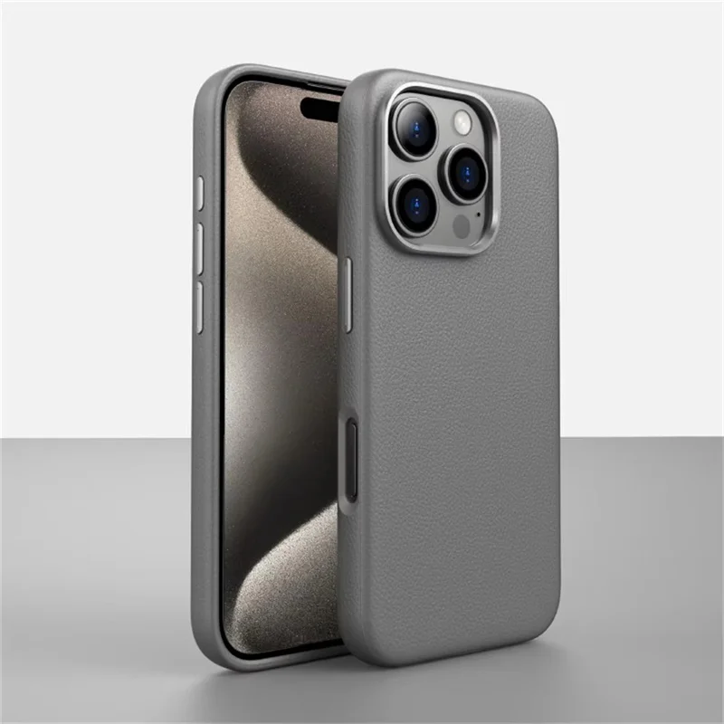 

Business PU Leather Magnetic Phone Case For iPhone 14 15 16 Pro Max Plus Light Thin For Magsafe Wireless Charge Shockproof Cover