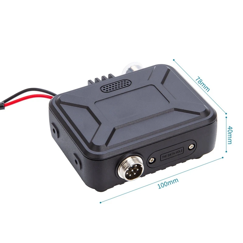 KT-WP12 Mini Car Walkie Talkie VHF UHF Dual Band Handheld Microphone Display And Control Scrambler Mini Mobile Radio Durable