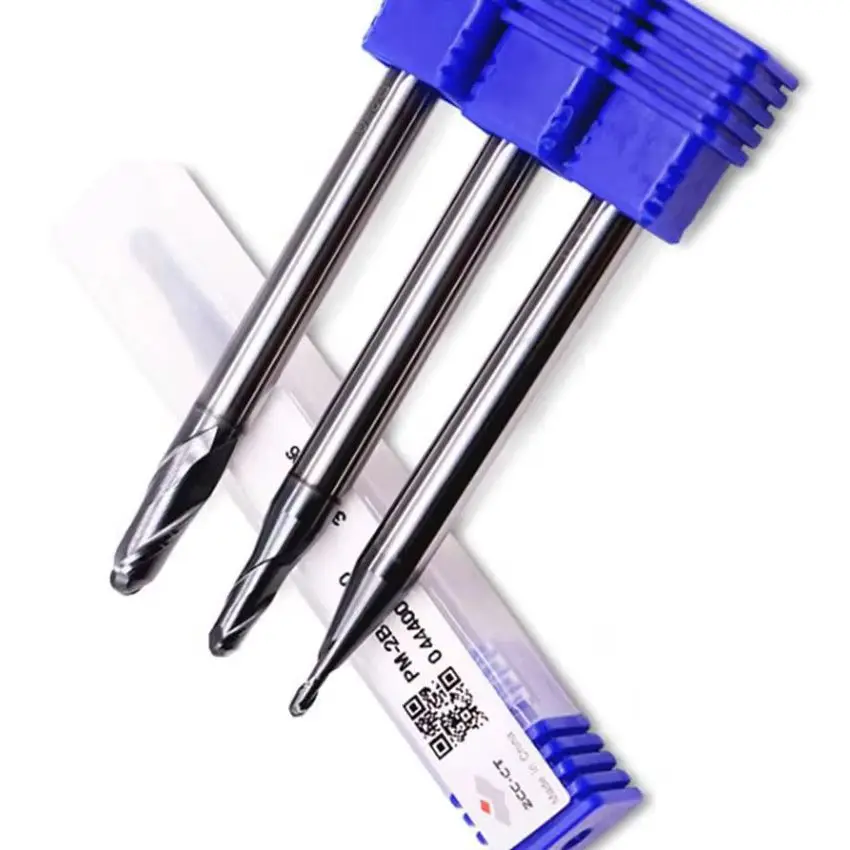 

PM-2BL-R1.0/PM-2BL-R2.0/PM-2BL-R3.0/PM-2BL-R4.0/PM-2BL-R5.0 Концевые фрезы PM-2BL ZCC.CT 2-зубые сферические концевые фрезы с прямым хвостовиком