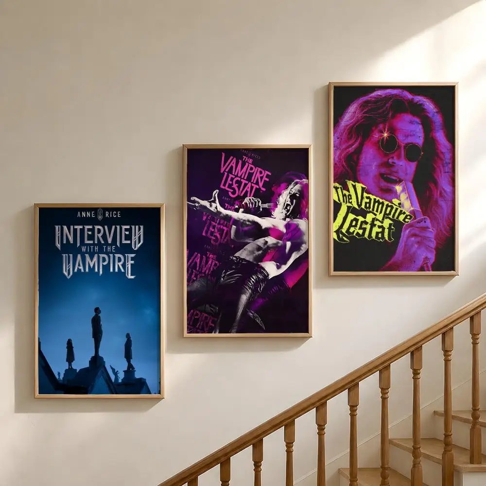 Series The V-Vampire L-Lestat Rockstar Poster Waterproof HD Modern Peel And Stick Wall Decor Bedroom Living Room Dorm Office