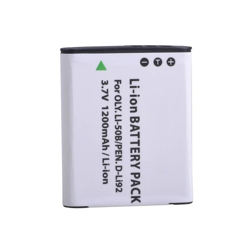 For Olympus Li-50B D-LI92 Digital Battery 3.7V 1200mAh for Olympus SP-810 800UZ U6010 U6020 U9010 SZ14 SZ16 D755 U1010 SZ30 SZ20