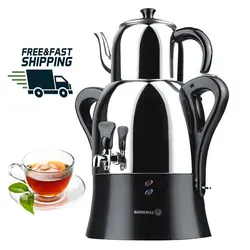 Black 2021 Electric Tea maker Tea Urn Kettle practical and convenient 55 cup tea once keep warm Heating