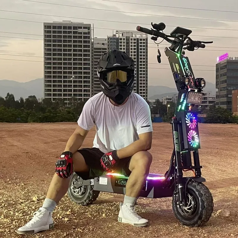 OOTD T90 60V 6000W Elektroroller Dual Motor Speed Controller E Scooter Teile LIVIAE NFC Karte Display Bildschirm Finger Gas – Detail 13