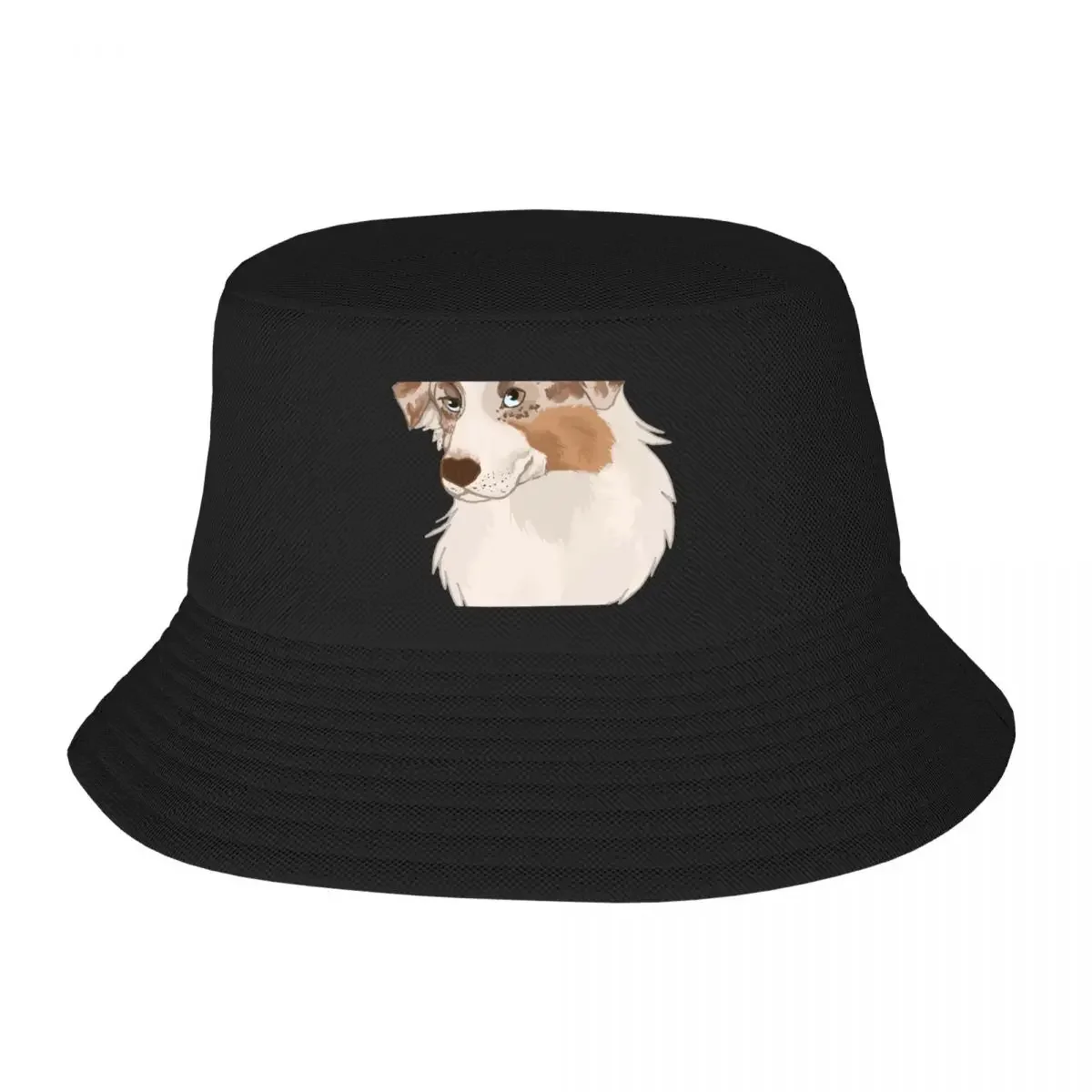 Yes I Herd You red merle Australian shepherd Bucket Hat Horse Hat Wild Ball Hat Rave Men's Luxury Women's