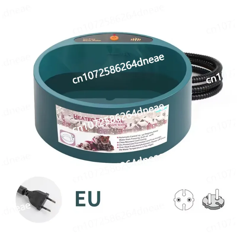 

220 В, 35 Вт, 2,2 л, нагревательная миска для домашних животных, нагревательная тарелка для корма для кошек и собак, постоянная температура, сохранение тепла, миска для воды, диспенсер для воды