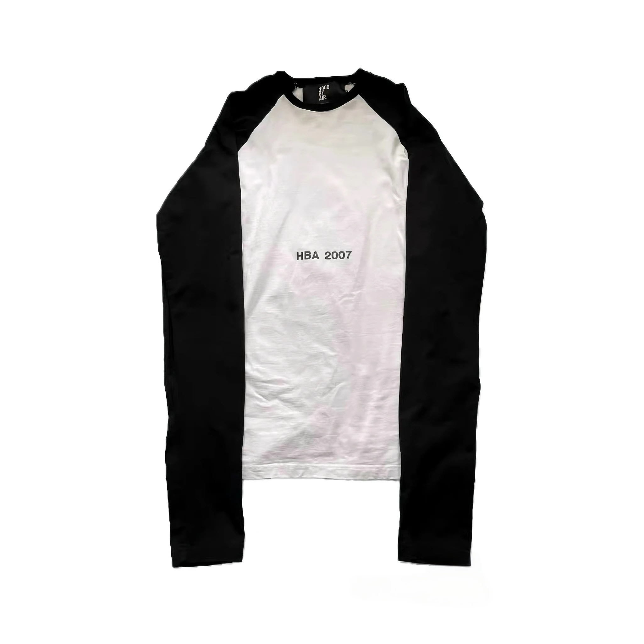 Rare HBA Hood by Air 17ss Black White Ultra Long Sleeve T-Shirt Opium Style Gali Cotton Casual Breathable Youth Fashion