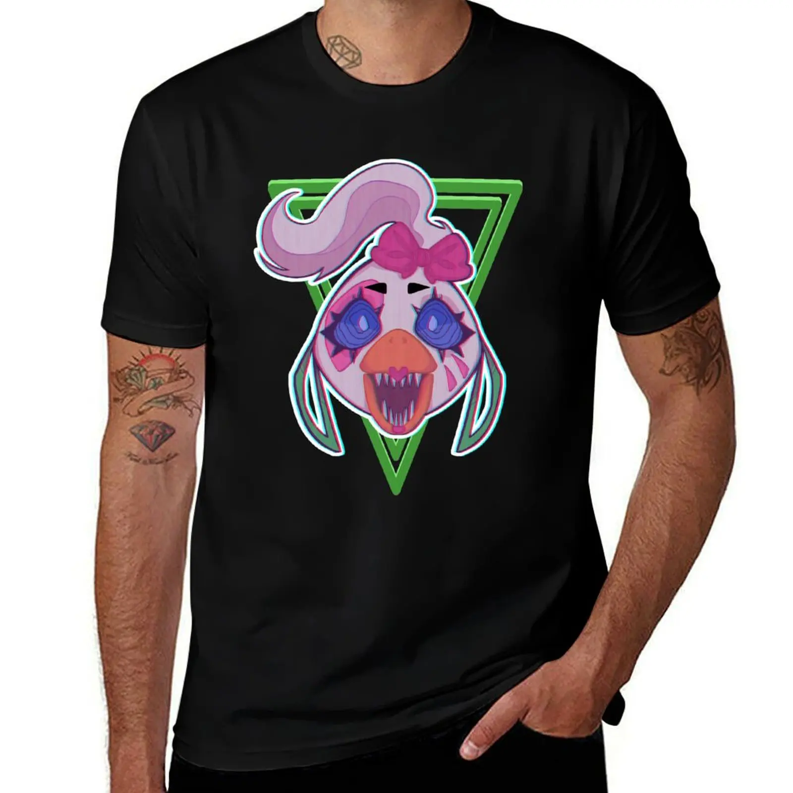 

Glamrock Chica T-Shirt man t shirt heavy cotton man tshirt anime t shirts for man T-shirt
