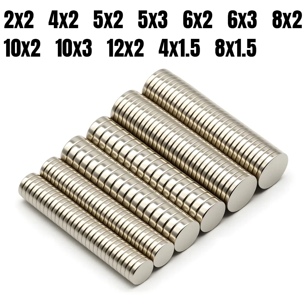 4X2 5X2 6X3 10X2 10X3 MM Round Super Strong Neodymium Magnet Powerful Magnets N35 small Permanent Magnetic NdfeB Refrigerator