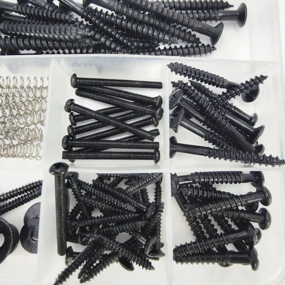 Guitar Screw Set Strap Buttons Hardware Maintenance Kit Repair Tools For Bass Acoustic Electric Instrument Accessory
