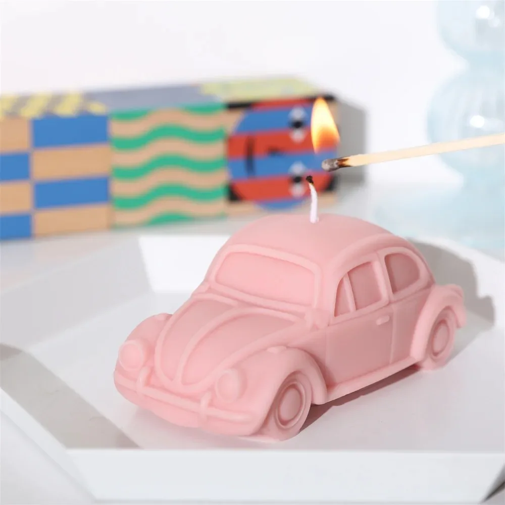 Silicone Mold Bus Car Holder Molds Succulent Planter Casting Mould Flower Pots Concrete Cement Gypsum Mould DIY Making Tool