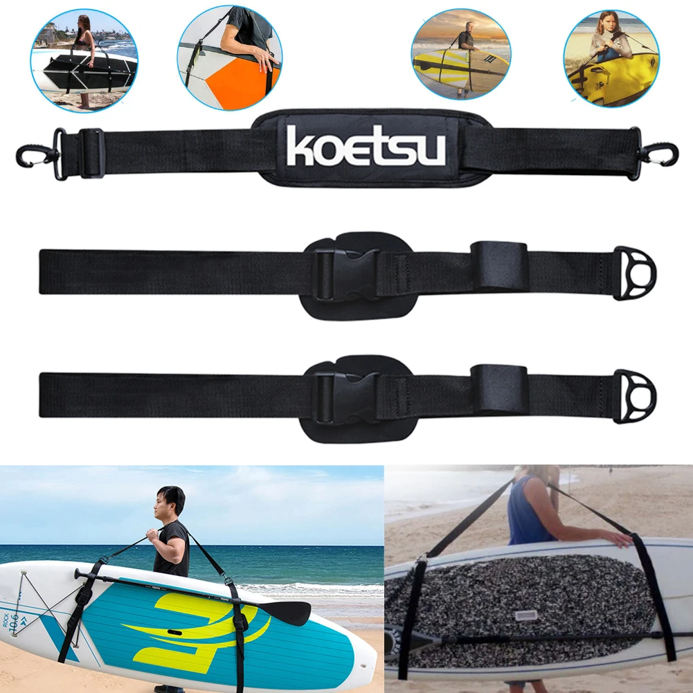 

Adjustable Surfboard Shoulder Carry Sling Stand Up Surf Paddle Board Carrier Surfboard Shoulder Strap Accessories