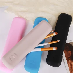 New Magnetic Opening Silicone Makeup Brush Storage Bag Waterproof Makeup Brush Travel Holder Cosmetic Bag Multipurpose Bags