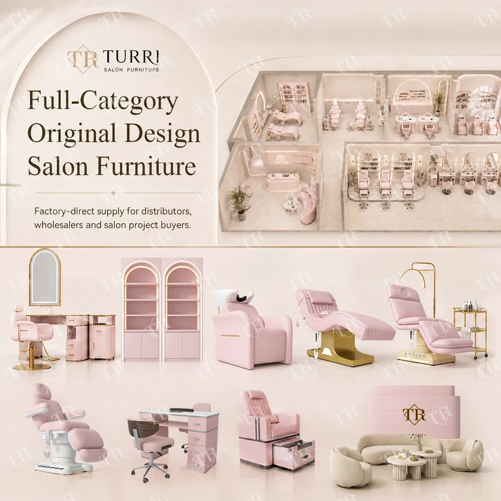 TURRI Modern Luxury Plumbed Pedicure Chair Professional Manual Foot Spa Station No Electricity Needed Low Maintenance Nail Salon