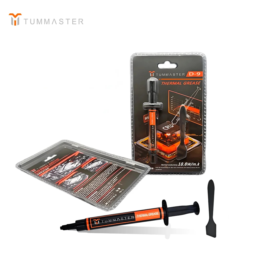 TUMMASTER Pasta Termica CPU Grasso Termico 18.8W/mk Alta Termica per Gaming PC Case Raffreddamento Processore PS5