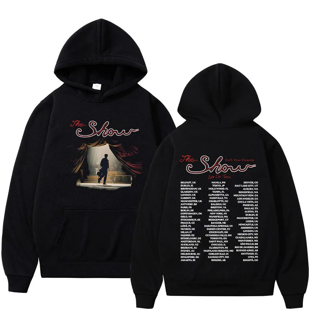 Niall Horan The Show Live on Tour Concert Hoodie Mens Clothing Fashion Hip Hop Oversized Hooded Sweatshirt Pullovers Streetwear