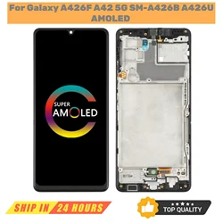 iParts Replacement Display For Samsung Galaxy A426F A42 5G SM-A426B A426U AMOLED OLED Touch Screen Assembly With Frame Assembly