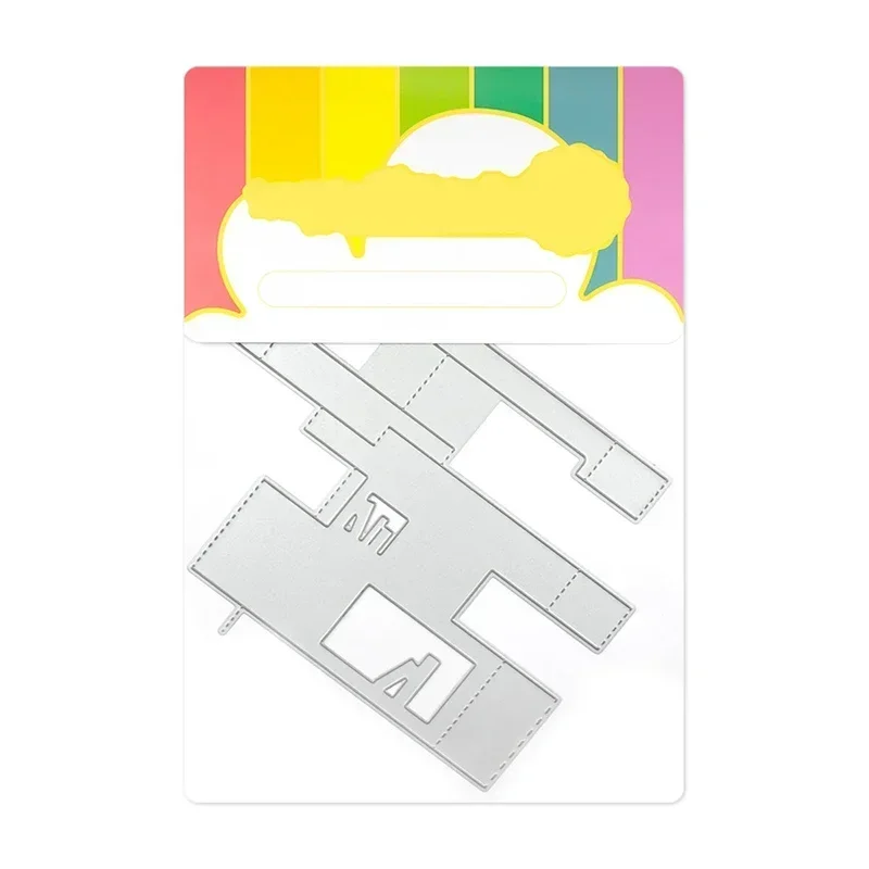 2023 November New Inside Pop-up Shelves Metal Cutting Dies Scrapbooking For Craft Greeting Card Making No Clear Stamps