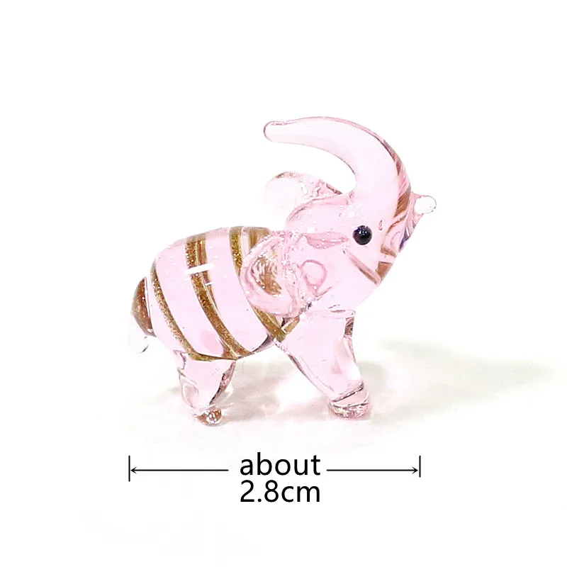 Kawaii winzige Tier ornamente niedliche Miniatur-Elefanten statue Handwerk für DIY Home Desktop Kinderzimmer Feen garten Mikro landschaft Dekoration Zubehör – Detail 3