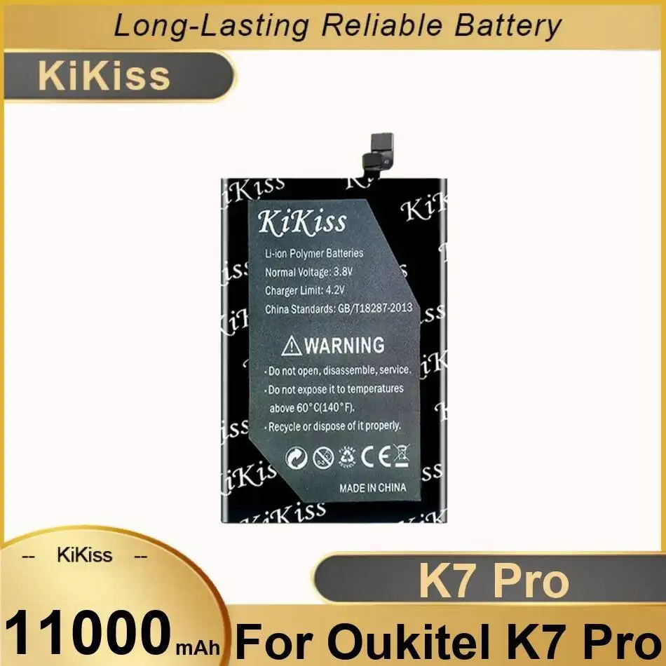 

For Oukitel K7 Pro Mobile Phone Battery Long-Lasting 11000Mah High-Capacity