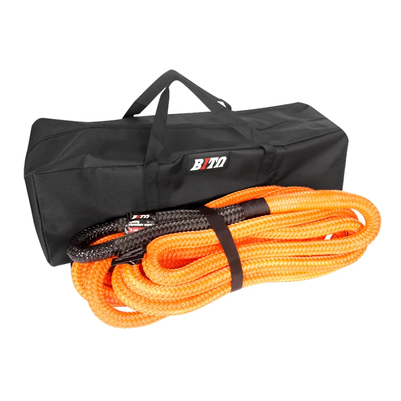 9m 15Ton Car Outdoor Off-road Trailer Tow Rope Emergency Rescue Rope Thicker Car Nylon  Pulling Rope