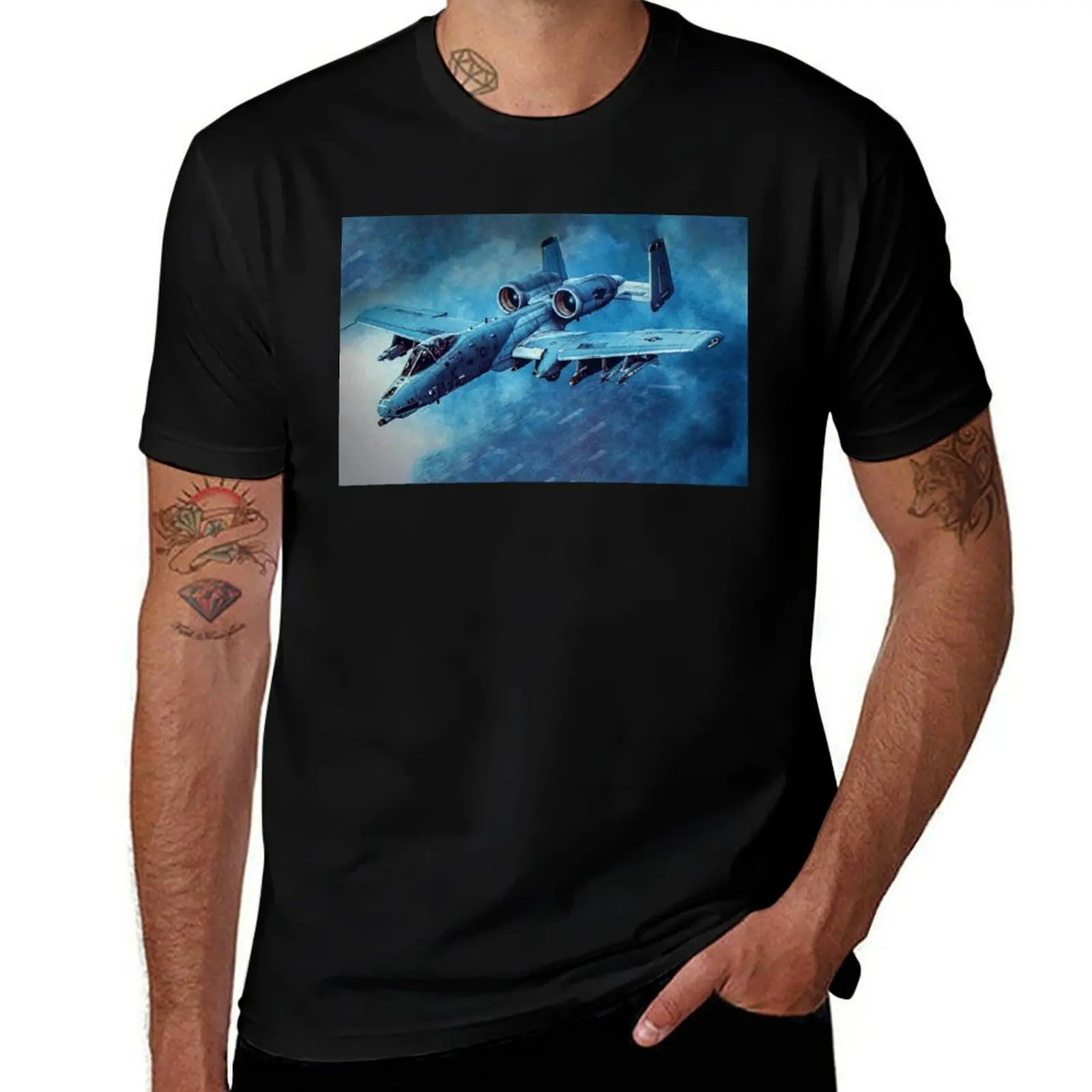 

A-10 Thunderbolt II Warthog preparing to strike T-Shirt basketball graphic tees for a boy custom shirt plain luxury clothes men