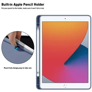 Untuk Casing iPad air 5 2022 10.9 Pro 11 inci 2024 dengan Penutup Tempat Pensil 2018 9.7 Air 2/3 10.5 2021 10.2 6/7/8/9/Generasi ke-10 10 keyboard penjualan terbaik zouya - №