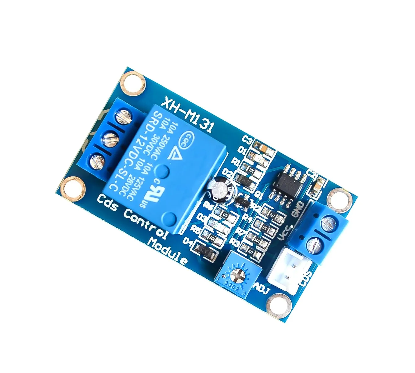 XH-M131 DC 12V Light Control Switch Photoresistor Relay Module Detection Sensor 10A brightness Automatic Control Module