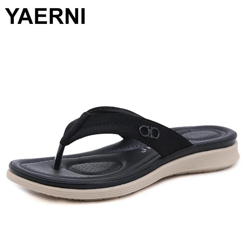 Woman Shoes Platform Casual Leisure Flats Slippers Female Wedges Thick Bottom Slippers Leisure Shoes  New Summer