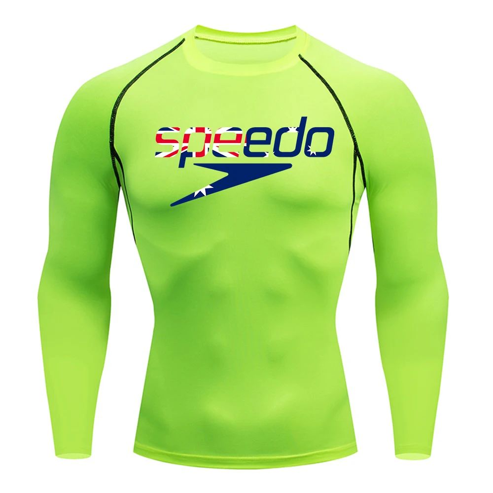 

Men Rash Guard Surfing Diving Tee Swimwear Tight short Sleeve T Shirt Swim Floatsuit Top UV Swimming RashGuard Prevent Jellyfish