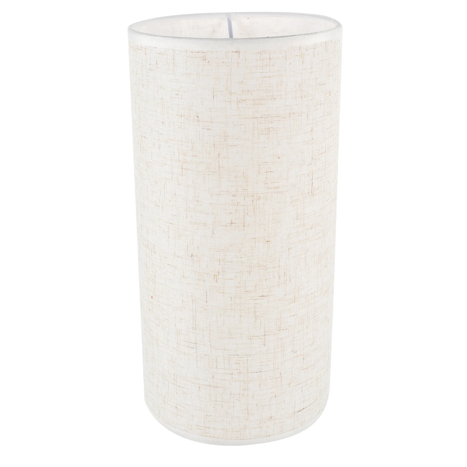 

Round Linen Lamp Shade Replacement For Floor Wall Light Cylinder Cloth Cover Durable Drum Iron Structure Home Decor Accessory