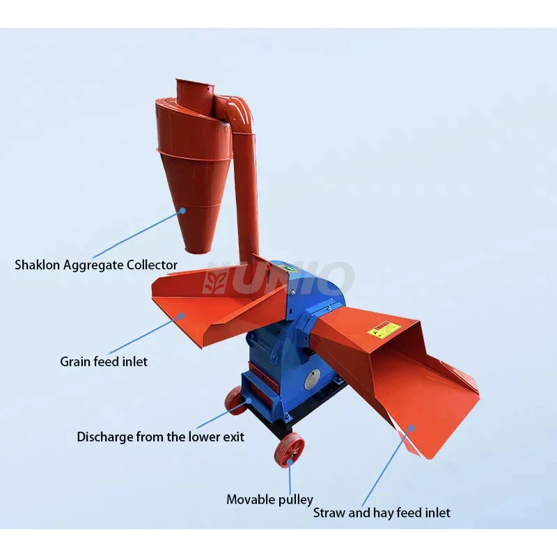 

High Quality Farm Livestock Straw Chopper Combine Chaff Cutter Grinder Machine For Grass Cutting