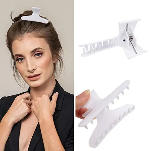 Hair Clips for Styling Sectioning Black Butterfly Hair Clips Clamps Claws Pro Salon Hair Clips for Cutting Hair styling Clips