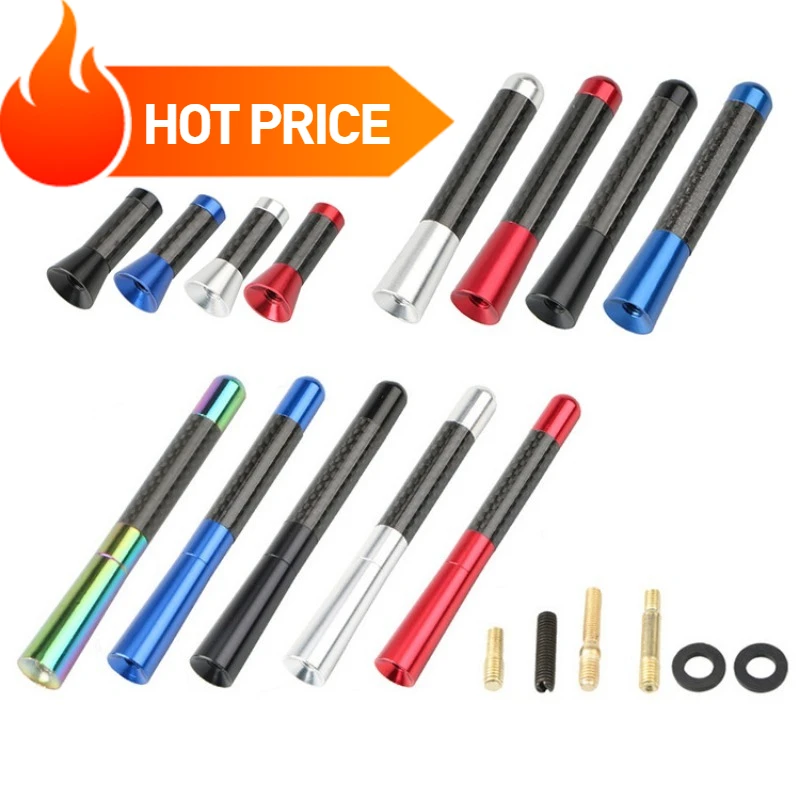 

1 шт., растягивающийся сигнал повышения приема, 12 см, автомобильная антенна из углеродного волокна, радиовещательный сигнал, внешние аксессуары