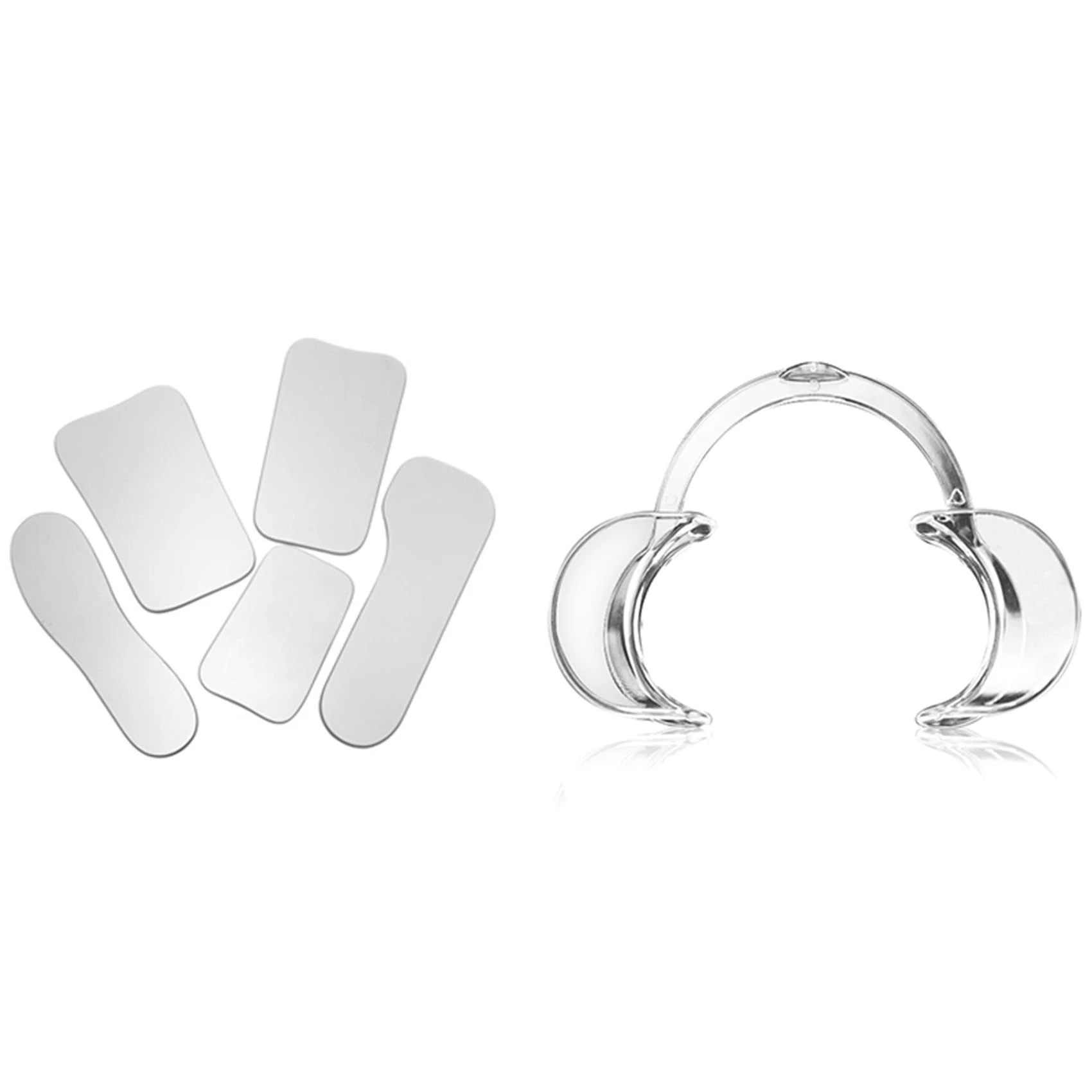 

A89X 3 шт. автоклавируемое отбеливание зубов для губ M и 5 шт. ортодонтическое внутриротовое фотографическое зеркало-отражатель