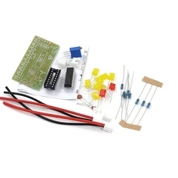 DC 9V-12V 10 Segment Music Spectrum Rhythm LM3915  Fun Welding DIY Audio Level Indicator Electronic DIY Kit Soldering Practice