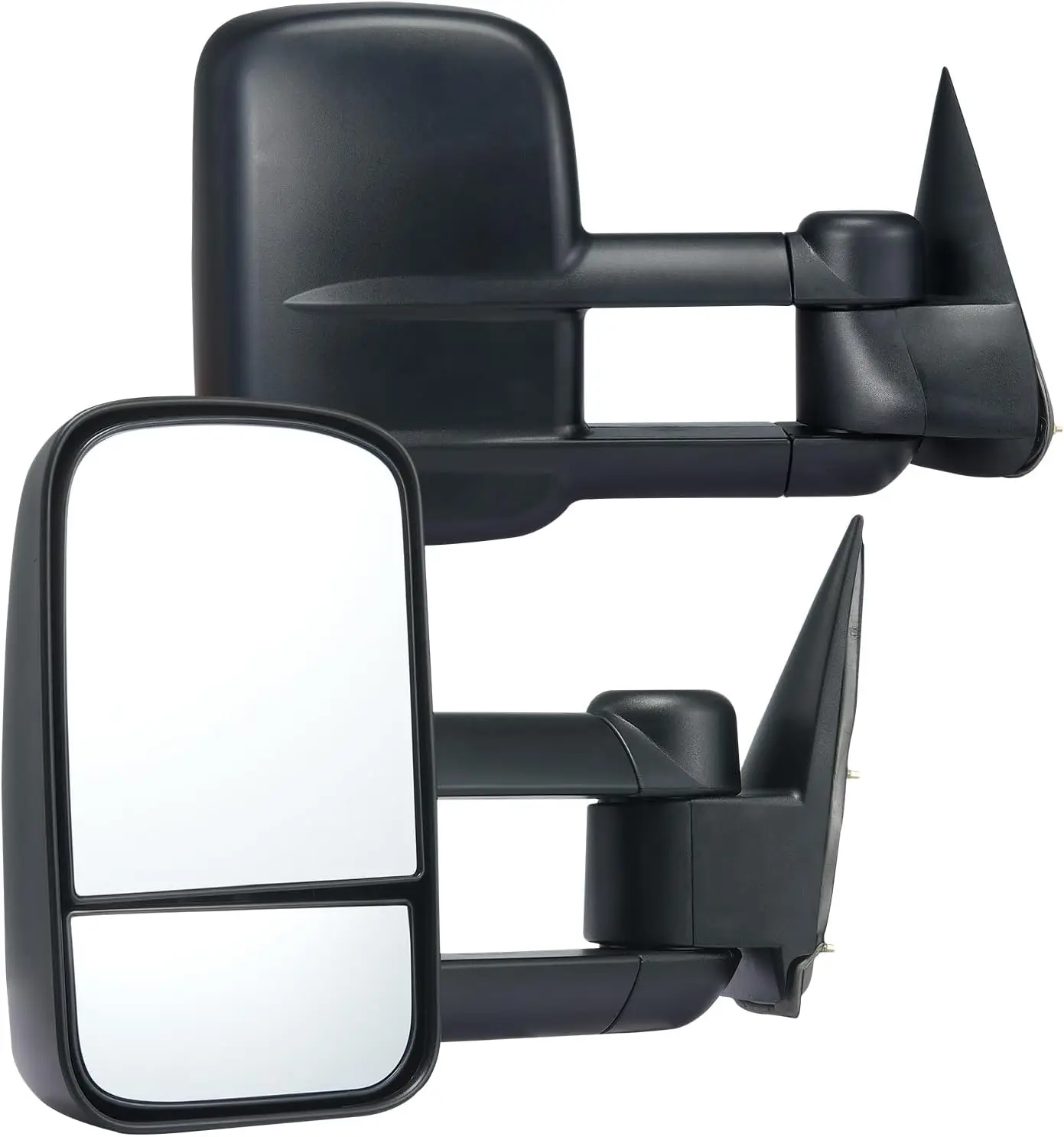 

Towing Mirrors, Left & Right Pair Set for Chevrolet Silverado (1999-2007)/GMC/Cadillac, Tow Mirror with Plane & Convex Glass, Ma
