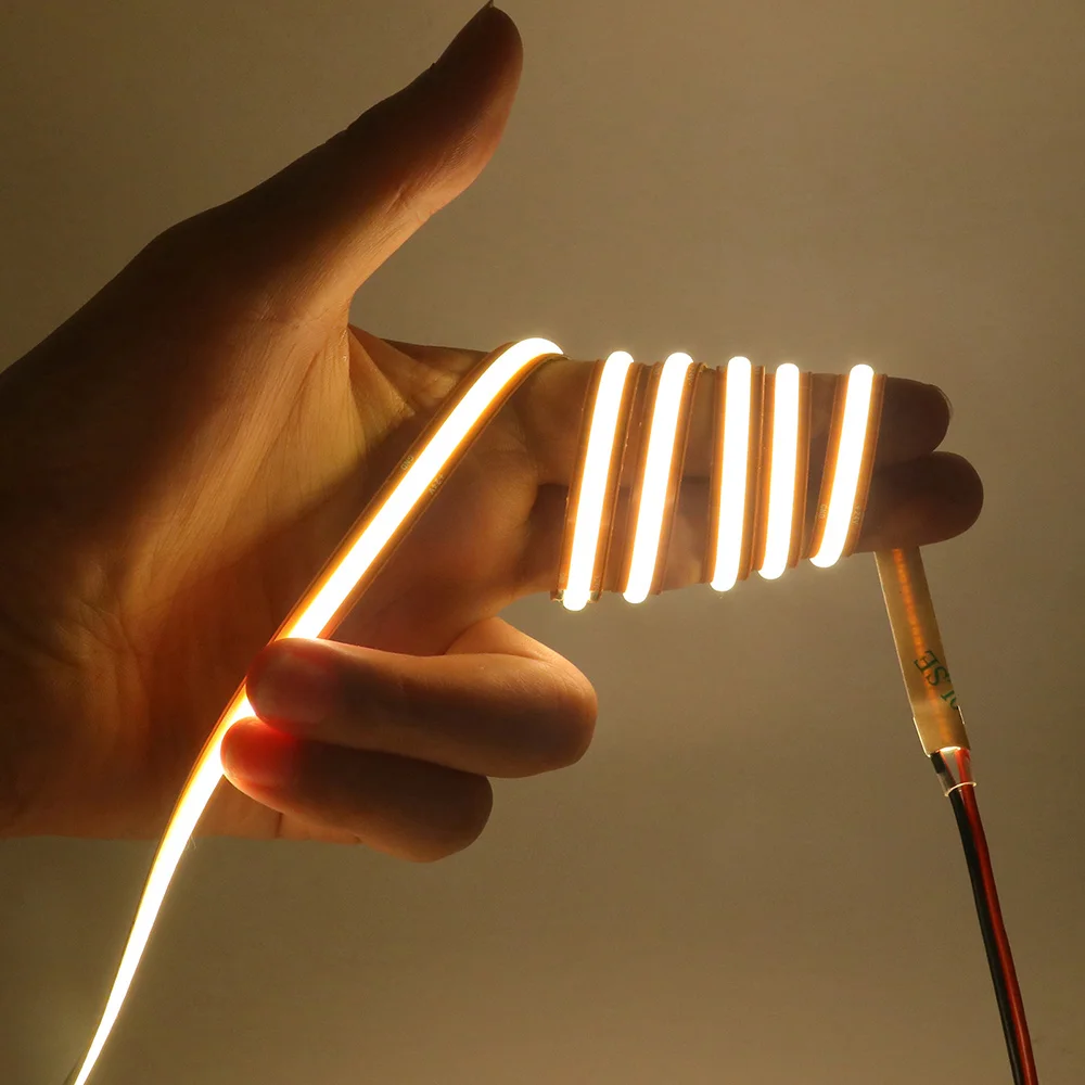 12V 24V 5m 10m 20m COB LED Strip Light Free Cut 720 528 LEDs Flexible Tape Bright Linear Lighting 3000K 4000K 6000K 1m 2m 0.5m