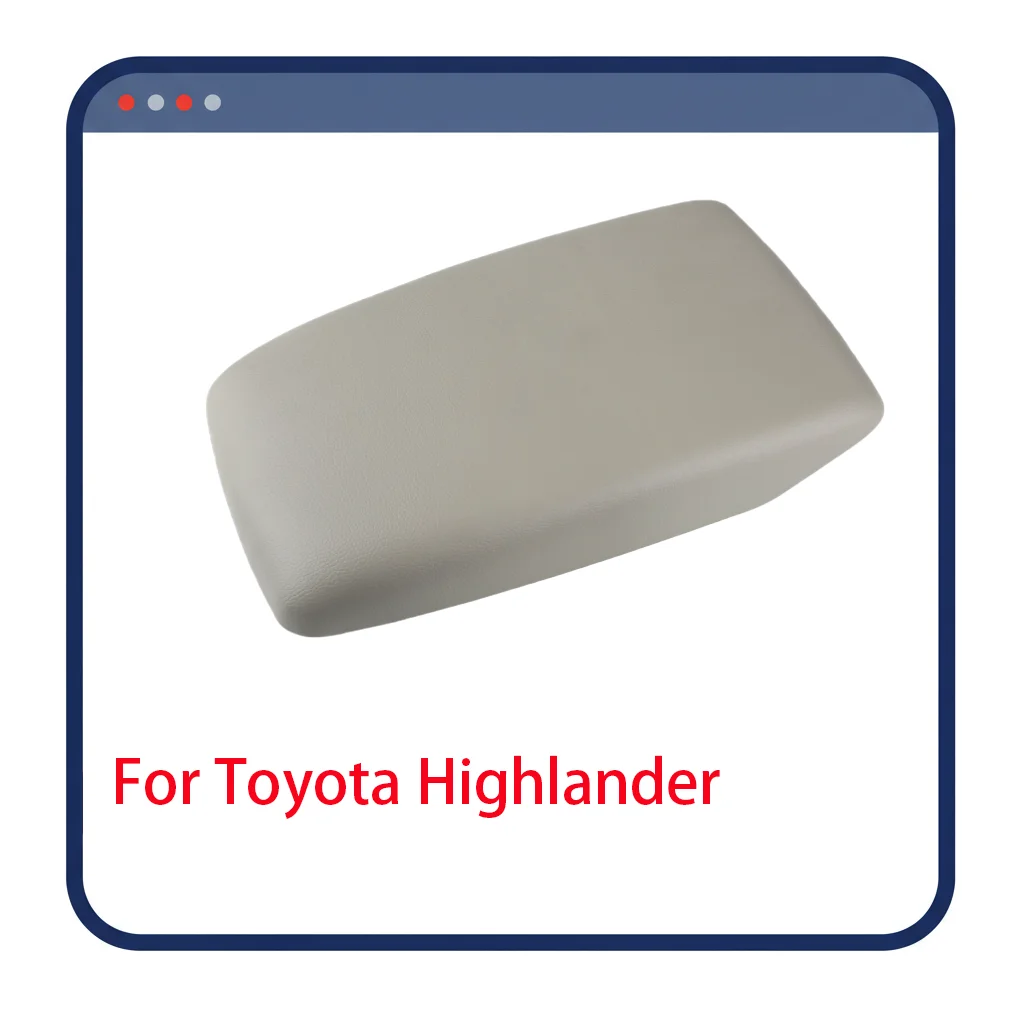 

Herorider для Toyota Highlander 2008 2009 2010 2011 2012 2013 2014, крышка центральной консоли, подлокотник автомобиля, кожаная крышка, комплект серого автомобиля