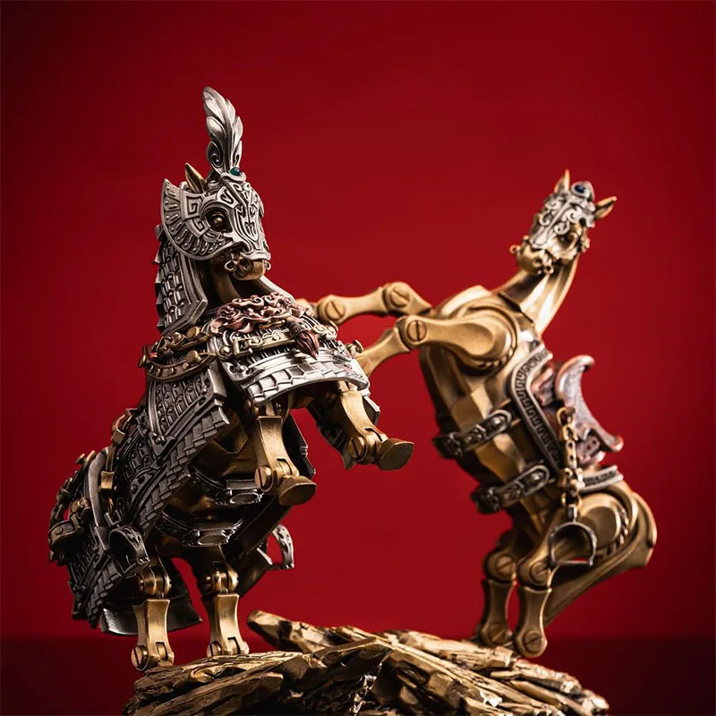 

Heroic Steed Figurine Articulated Joint Dragon-Horse Legendary Mount for Your Collection Charm Collectible Gift Series Ornaments