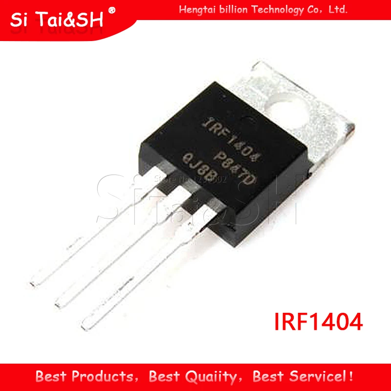 10pcs/lot IRF1404 channel field-effect tube 40V/162A/0.004 Ou tube TO-220 100% new original