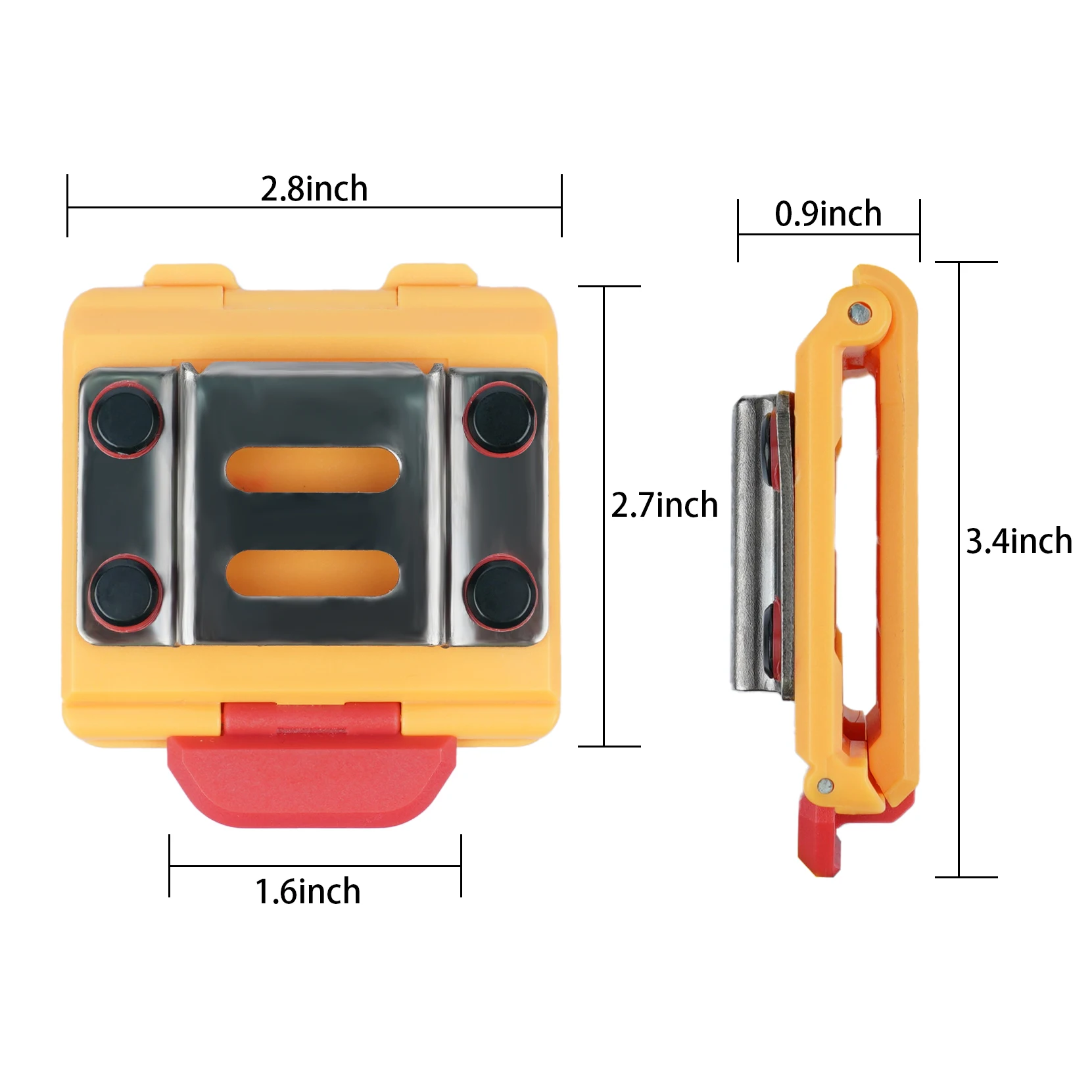 Tape Measure Holder, Belt Tape Measure Holder with 1 Tape Measure Belt Clip Belt Tape Measure Clip, Clip-on Tape Measure Holder