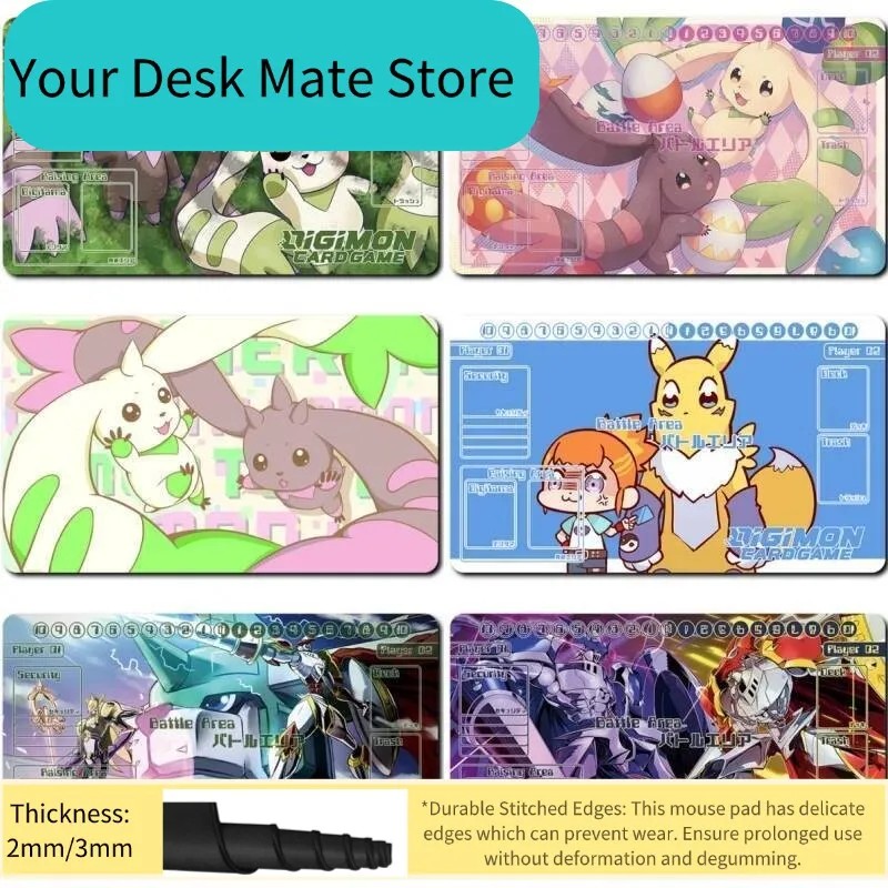 

Colorful Gengar & Purple Mewtwo Pokemon Playmat Non-Slip Gaming Mouse Pad for Collectors