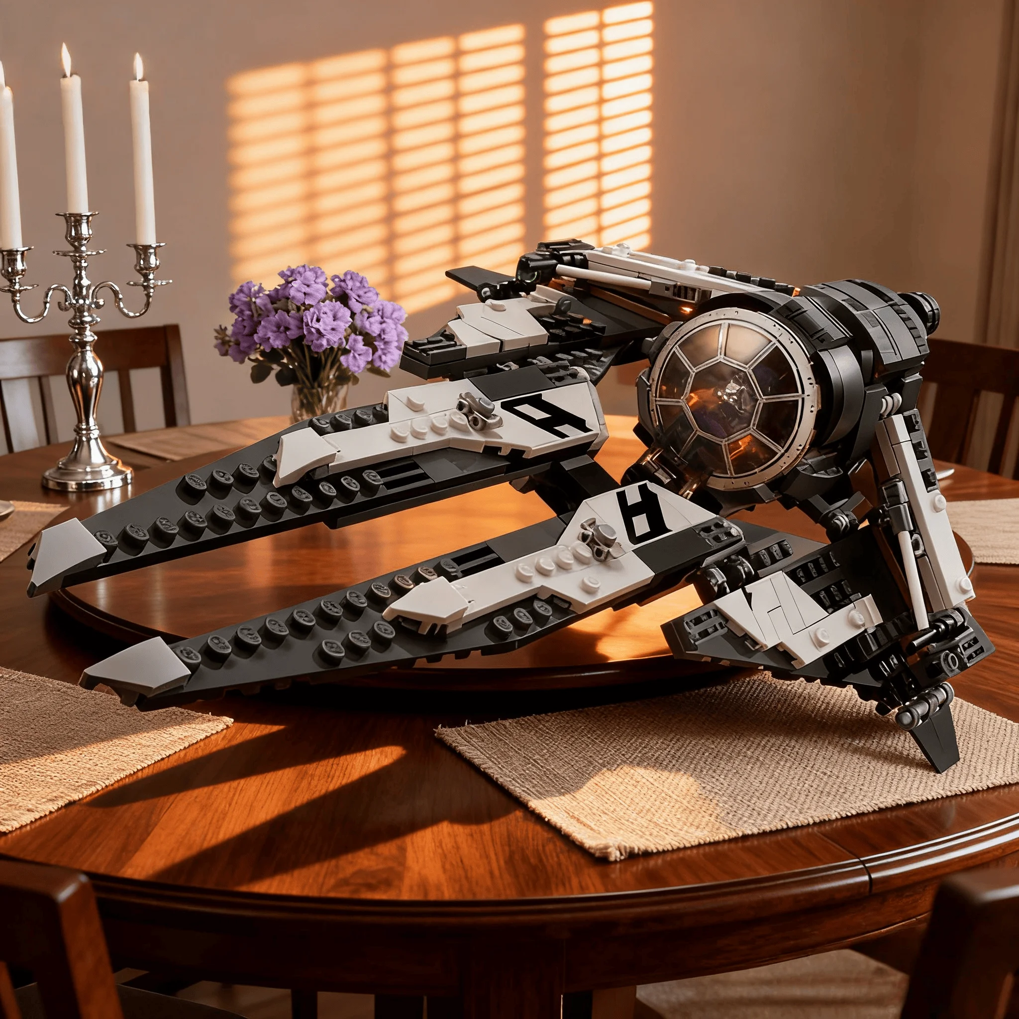 

Modelo negro 396 piezas refinado modular MOC2026 nuevo robot espacial universo ensamblado regalo de vacaciones para adultos