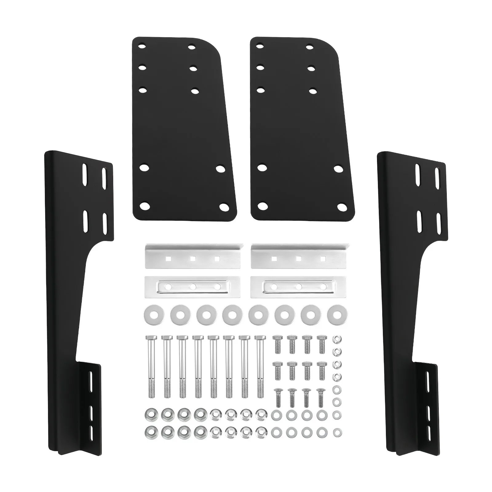 Black Step Running Board BRACKET KIT for Mercedes-Benz Sprinter 1500 2500 2007-up