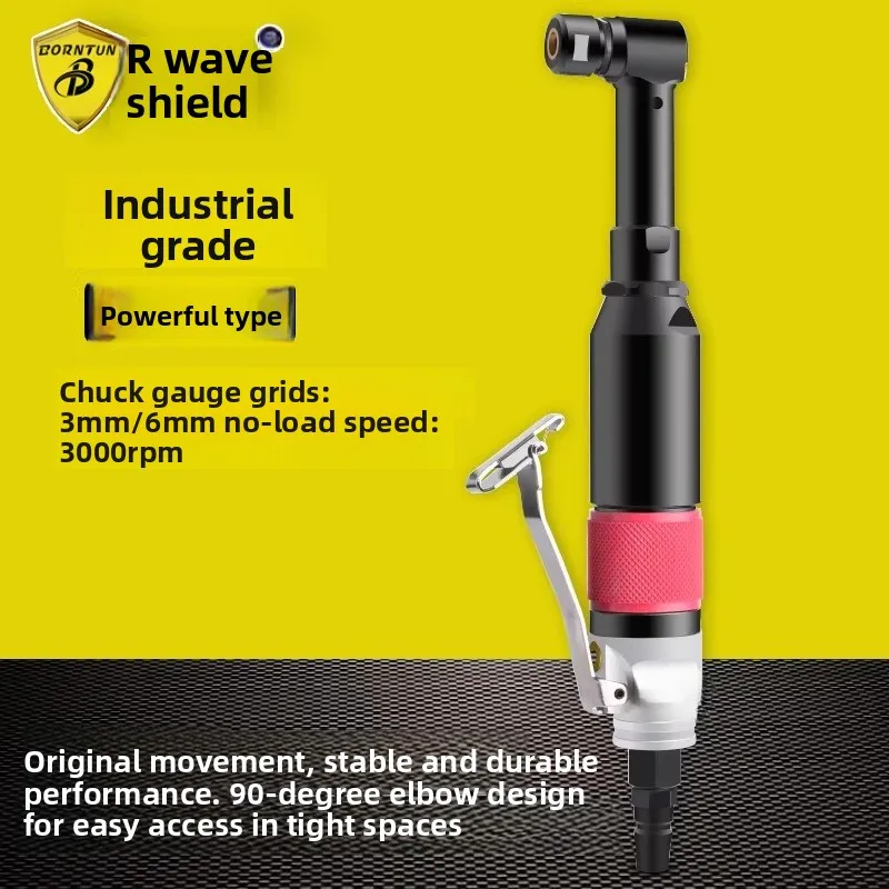 Wave Shield 90-Degree Engraving Grinder, Elbow Air Grinder, Angle Pneumatic Grinding Machine, Angle Air Grinder Bd-1537