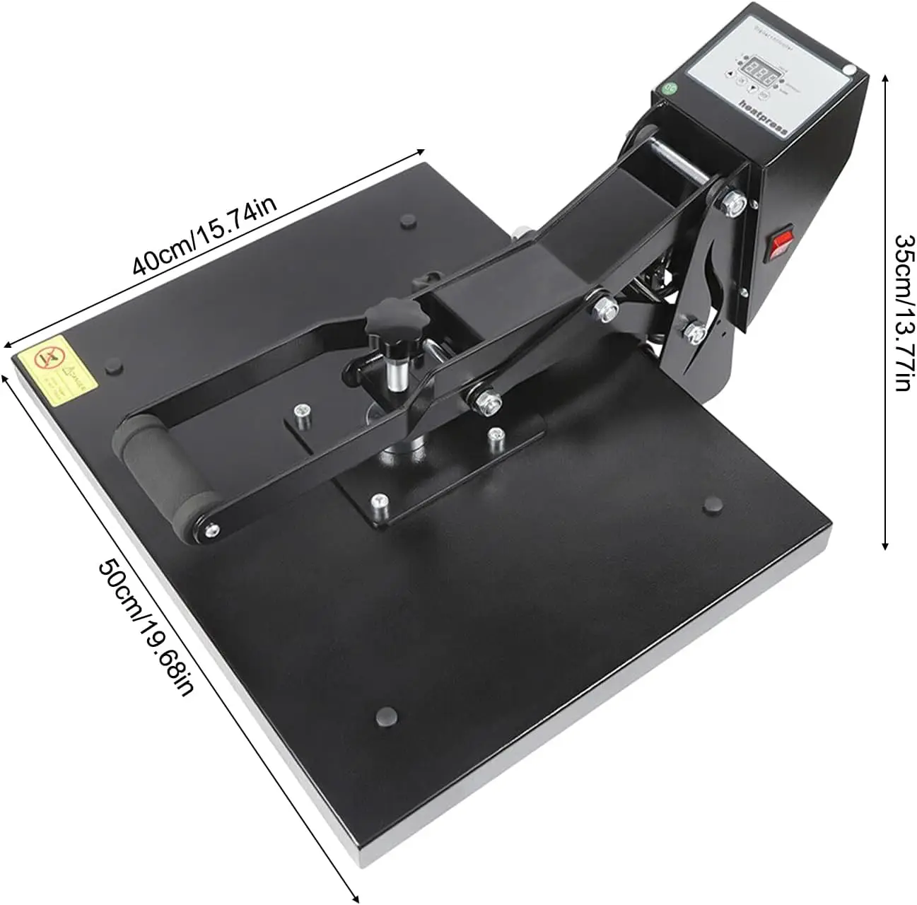 آلة الضغط الحراري بقوة 16 × 24 بوصة، آلة الضغط الحراري ذات الضغط العالي للتي شيرت، طابعة التسامي الصناعية الرقمية
