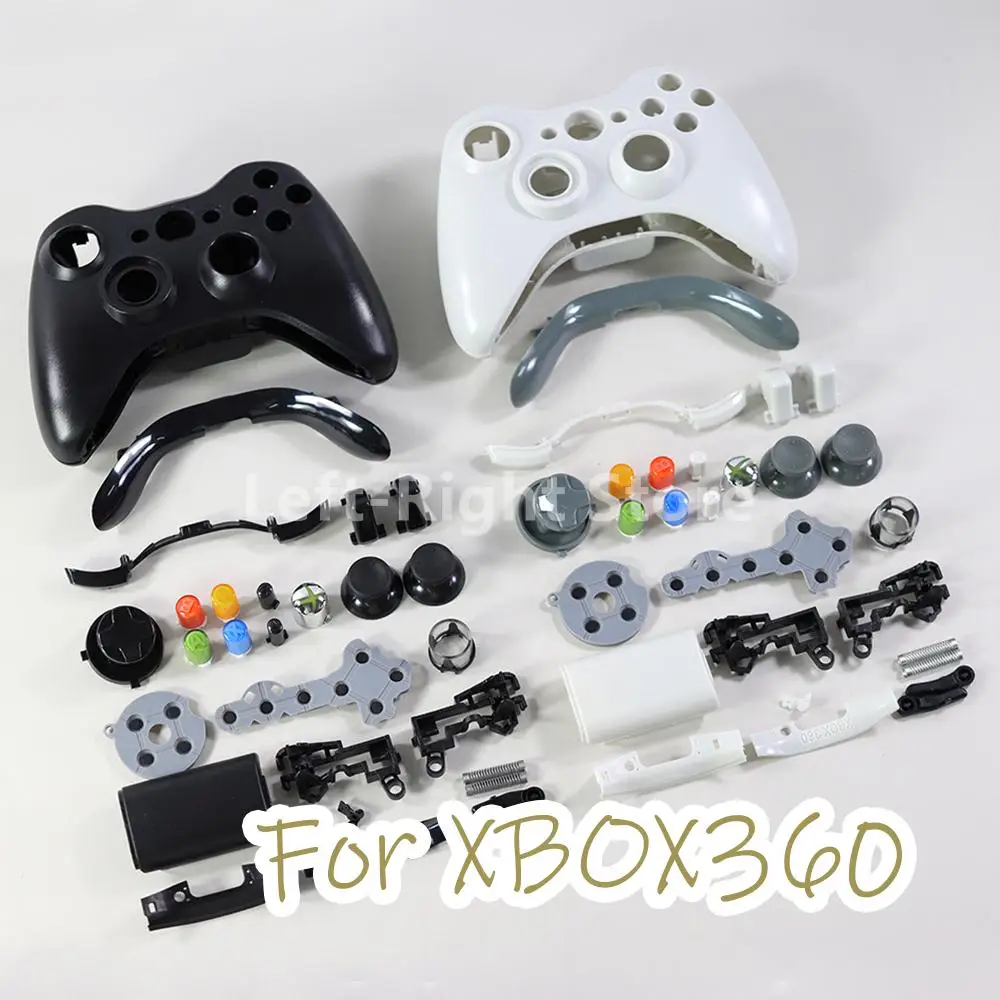 

15sets For XBox 360 Wireless Wired Controller Case Gamepad Protective Shell Cover Full Set With Buttons Analog Stick Bumpers